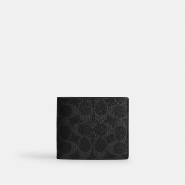 Coach Id Billfold Wallet In Signature Canvas - Preorder