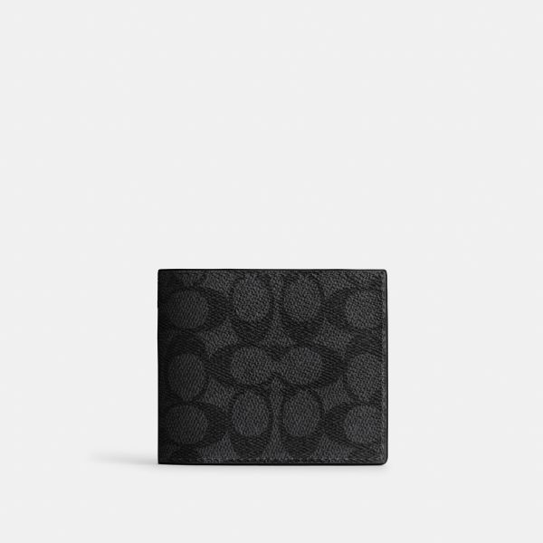 Coach Id Billfold Wallet In Signature Canvas - Preorder