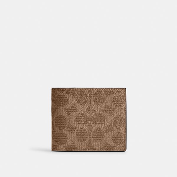 Coach Id Billfold Wallet In Signature Canvas - Preorder