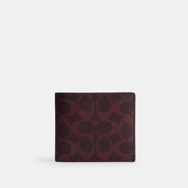 Coach Id Billfold Wallet In Signature Canvas - Preorder