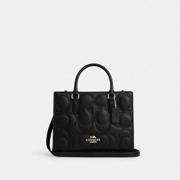 Coach Maggie Small Tote Bag In Signature Leather - Preorder