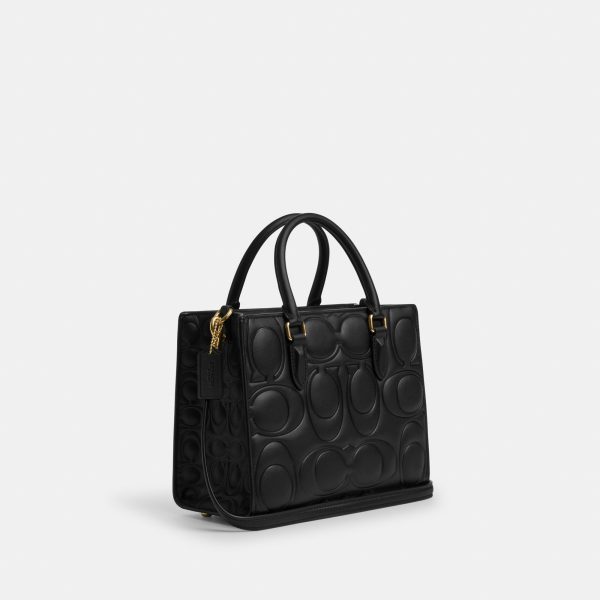 Coach Maggie Small Tote Bag In Signature Leather - Preorder