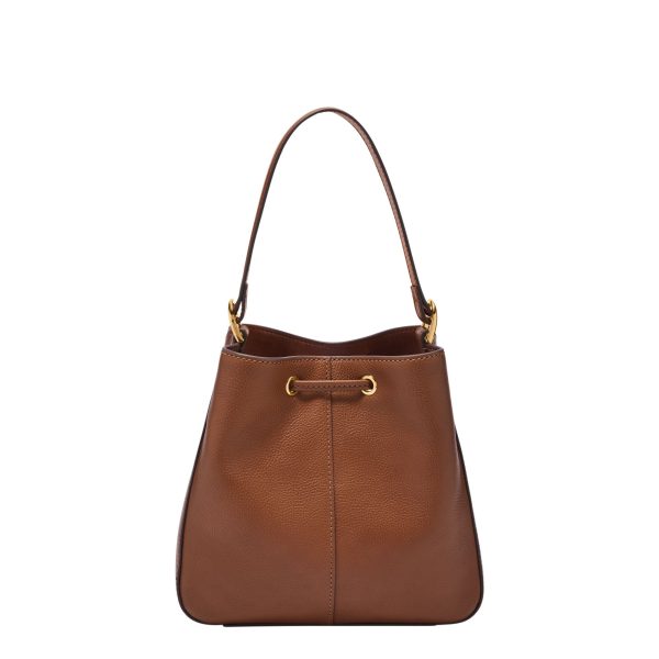 Fossil Tessa Leather Bucket Crossbody Bag - Preorder