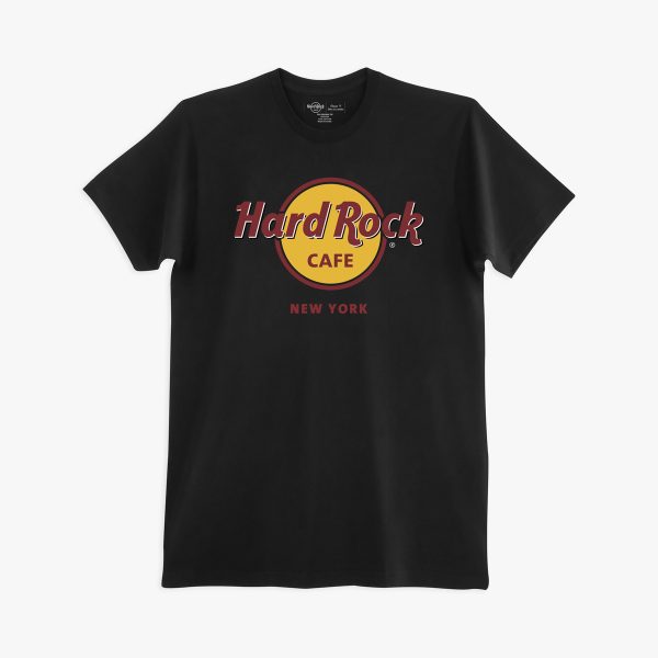 Hard Rock Cafe Classic Logo Tee in Black New York - Preorder