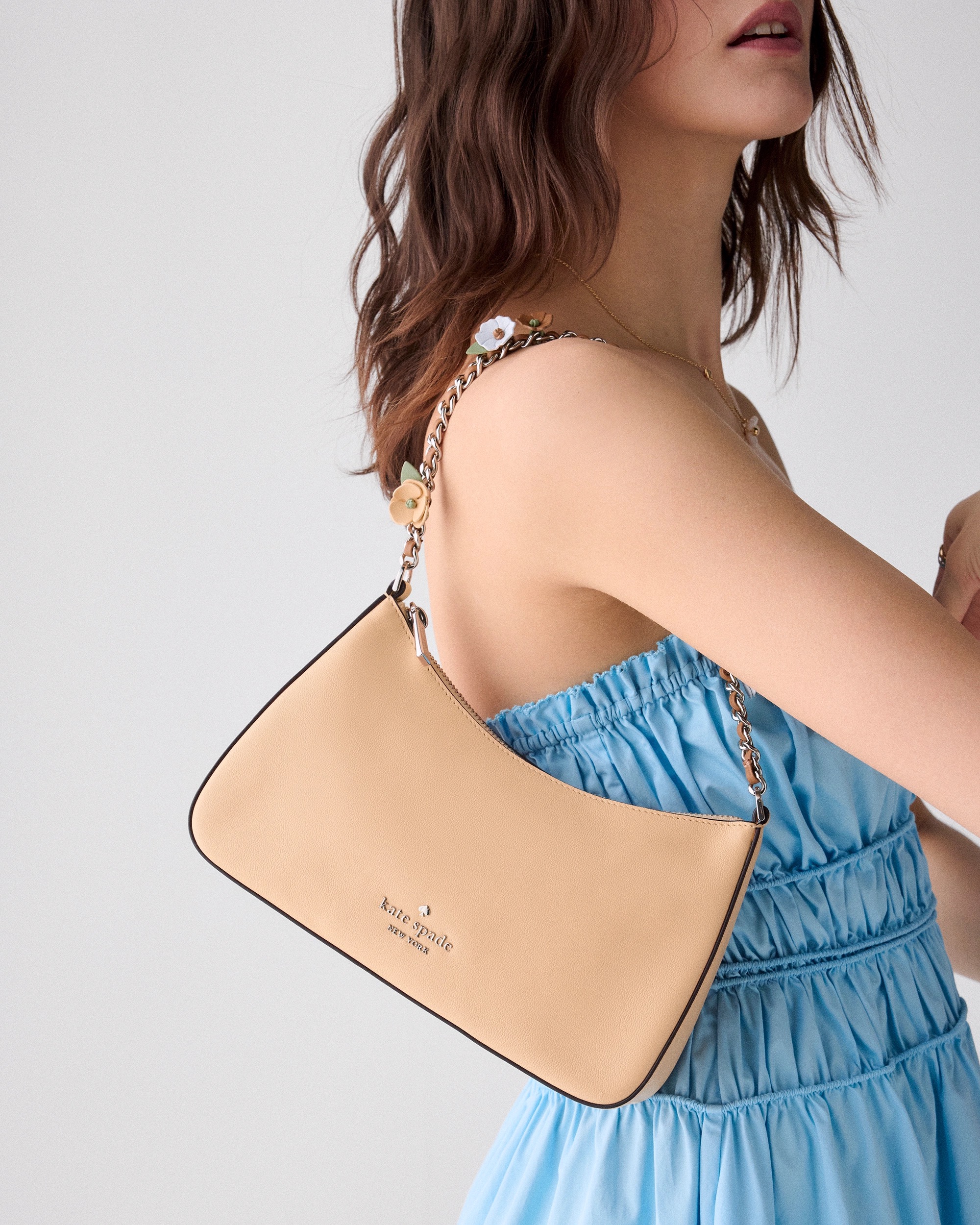 Kate Spade Outlet Margot Floral Chain Medium Convertible Crossbody - Preorder - Image 3