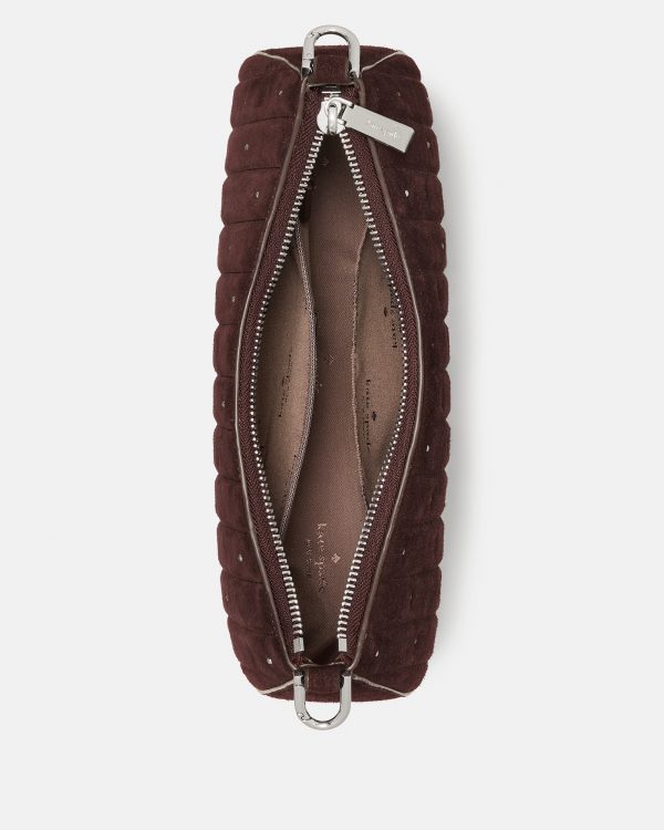 Kate Spade Outlet Margot Quilted Suede Shoulder Bag - Preorder