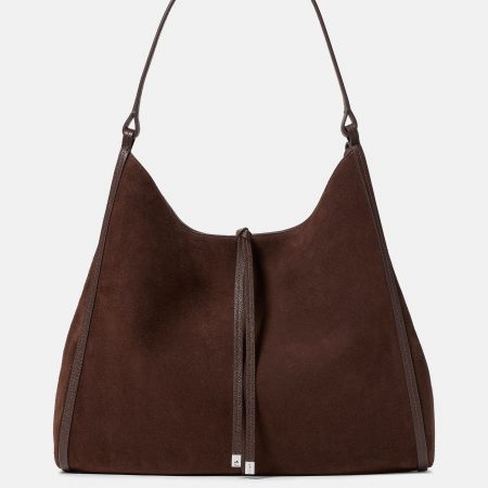 Kate Spade Outlet Reese Suede Large Shoulder Bag - Preorder