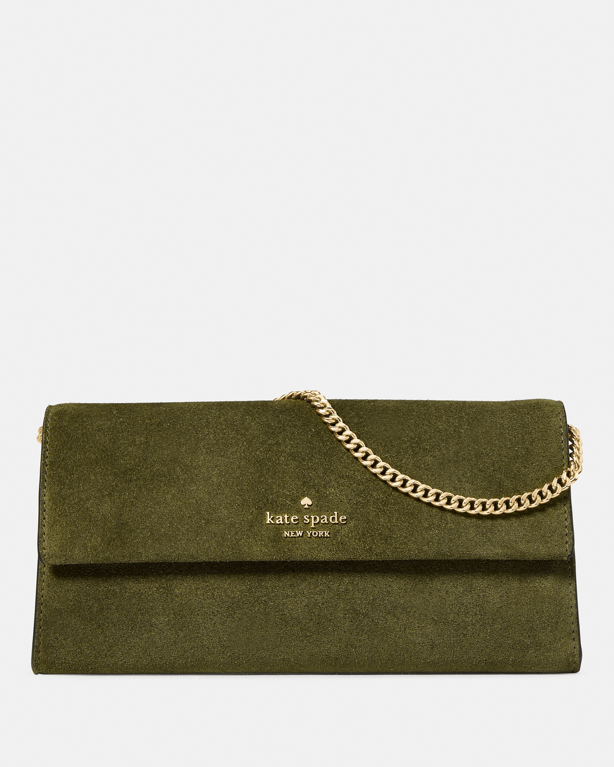 Kate Spade Outlet Scarlett Suede Wallet On Chain - Preorder