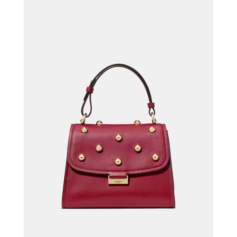Kate Spade Outlet Riley Studded Small Top Handle Bag Meringue KP230 2026 alt text Kate Spade Outlet Riley Studded Small Top Handle Bag in Meringue