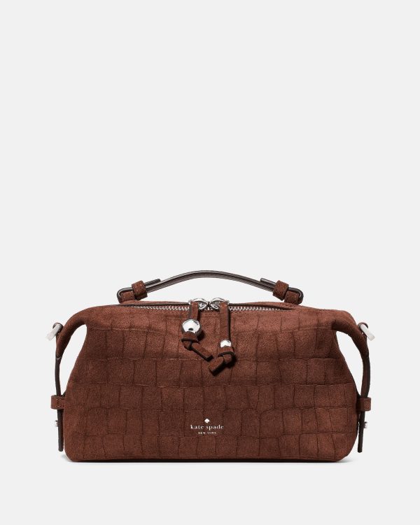 Kate Spade Billie Suede Croc Crossbody Bag - Preorder
