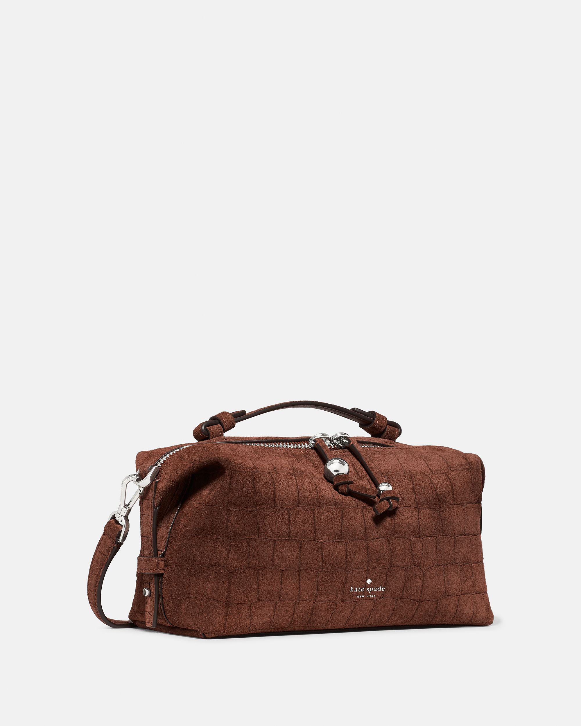 Kate Spade Billie Suede Croc Crossbody Bag - Preorder - Image 3