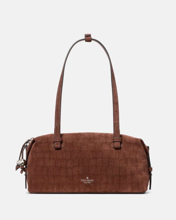 Kate Spade Billie Suede Croc Shoulder Bag - Preorder