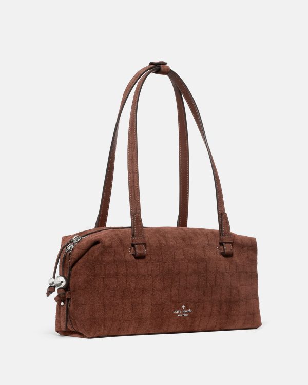 Kate Spade Billie Suede Croc Shoulder Bag - Preorder