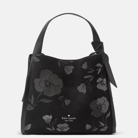 Kate Spade Knott Floral Suede Carryall Bag - Preorder
