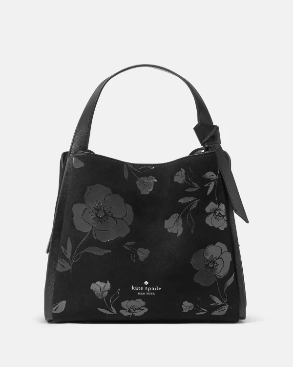 Kate Spade Knott Floral Suede Carryall Bag - Preorder