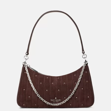 Kate Spade Margot Quilted Suede Shoulder Bag - Preorder