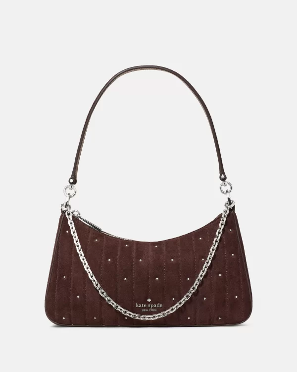 Kate Spade Margot Quilted Suede Shoulder Bag - Preorder