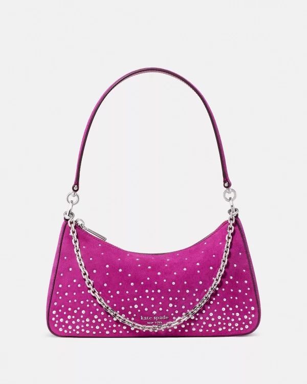 Kate Spade Margot Studded Suede Shoulder Bag - Preorder