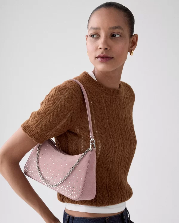Kate Spade Margot Studded Suede Shoulder Bag - Preorder