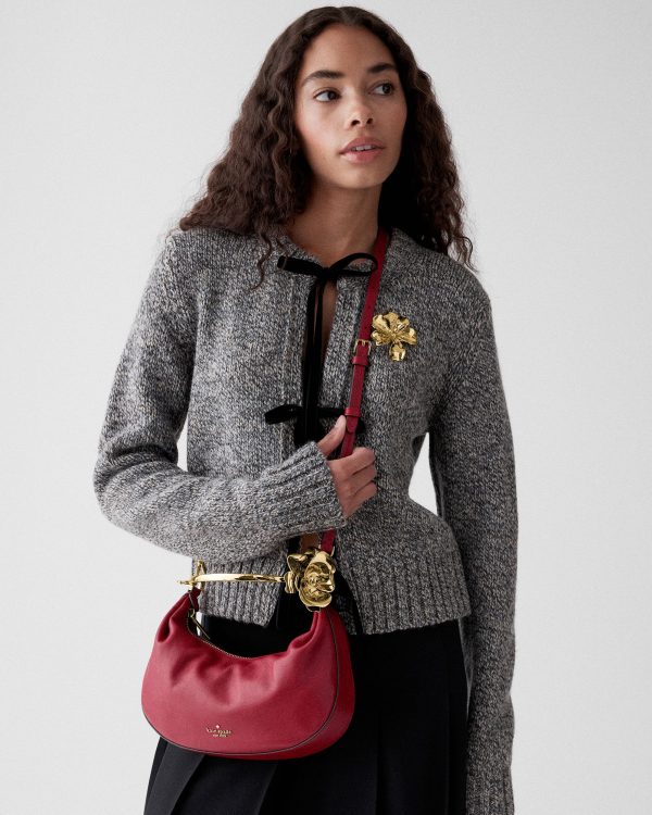 Kate Spade Selene Metal Floral Handle Bag - Preorder