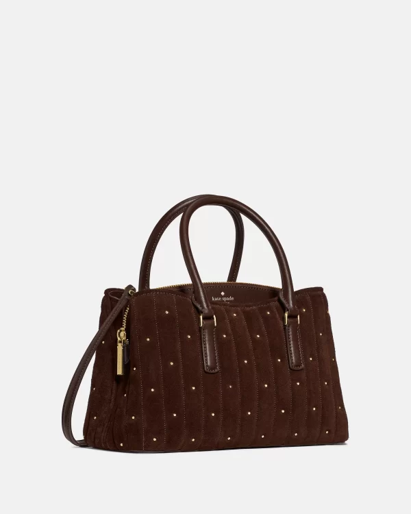 Kate Spade Thompson Street Quilted Suede Small Satchel Bag - Preorder