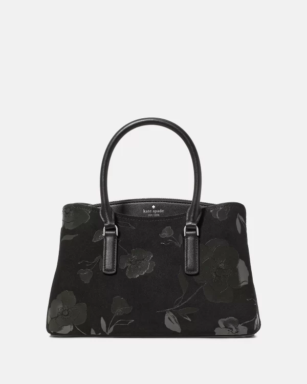 Kate Spade Thompson Street Floral Suede Small Satchel Bag - Preorder