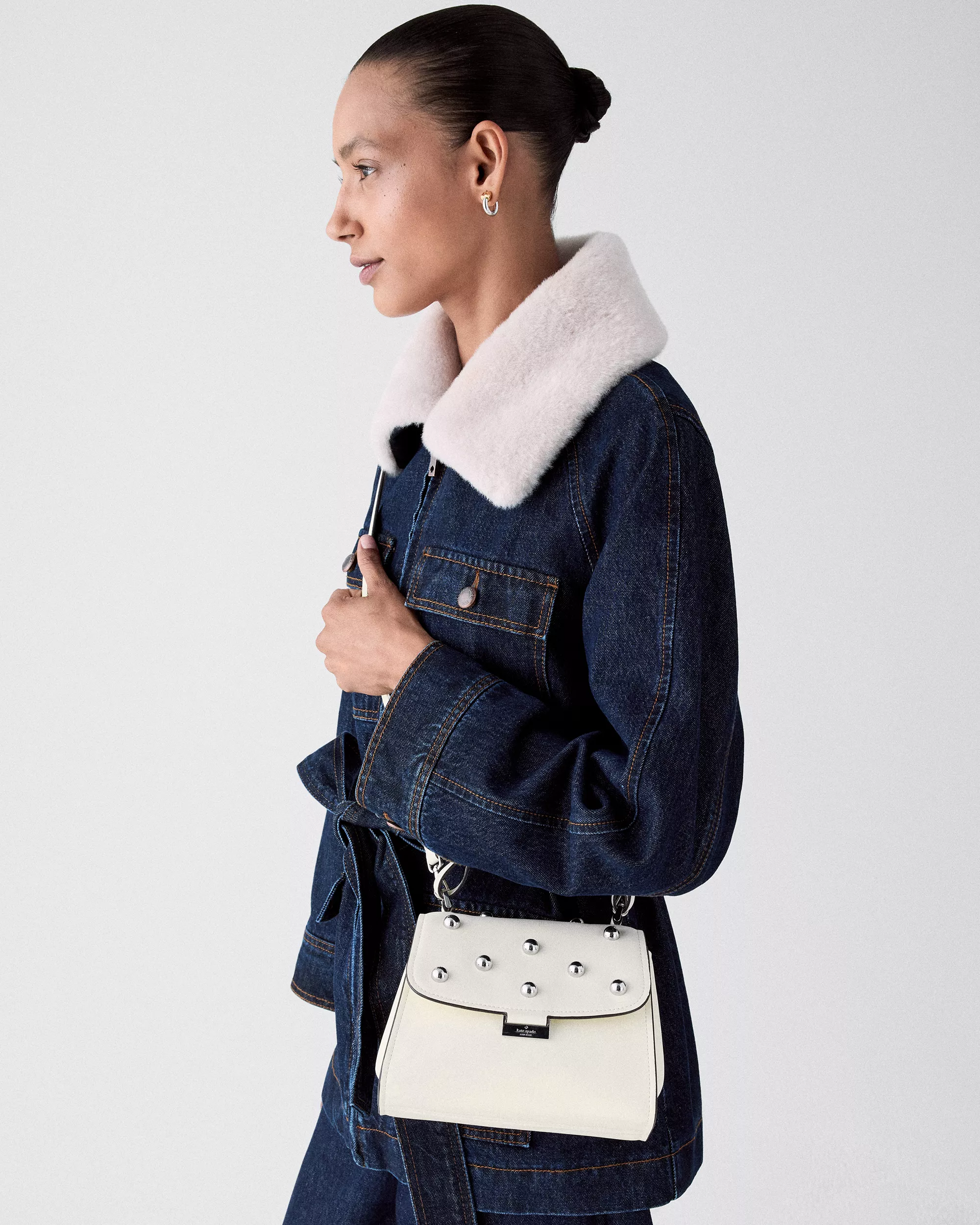 Kate Spade Riley Studded Small Top Handle Bag - Preorder - Image 2