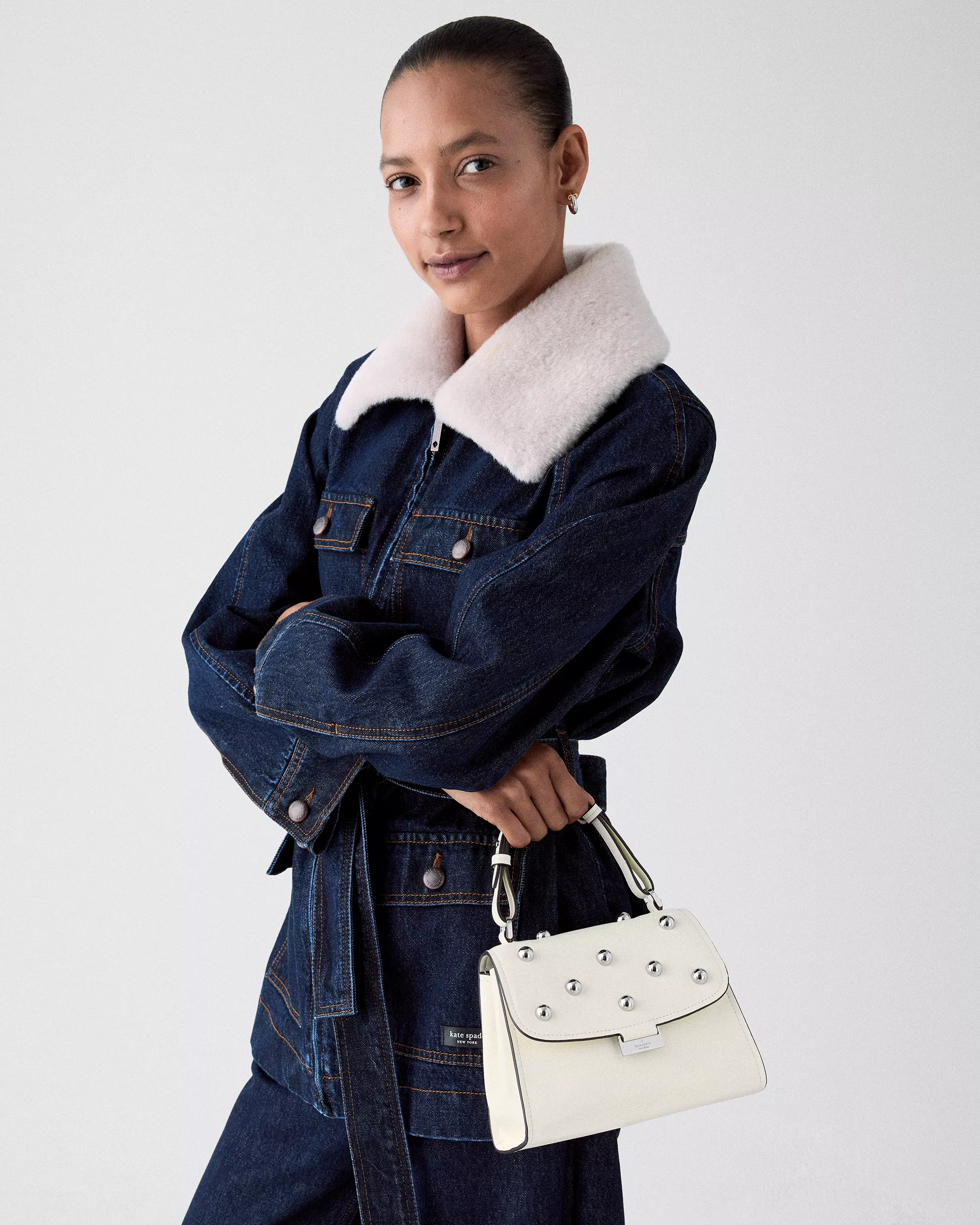 Kate Spade Riley Studded Small Top Handle Bag - Preorder - Image 3