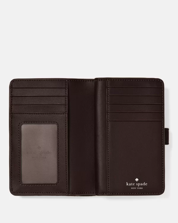 Kate Spade Quilted Suede Medium Bifold Wallet - Preorder