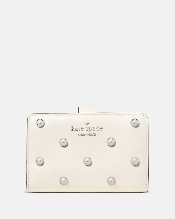 Kate Spade Studded Medium Bifold Wallet - Preorder