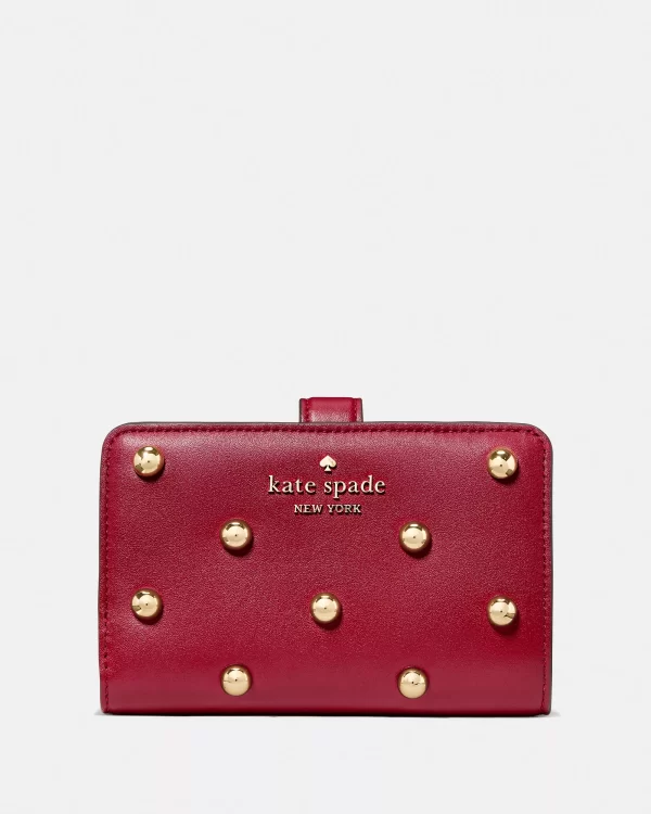 Kate Spade Studded Medium Bifold Wallet - Preorder
