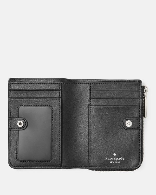 Kate Spade Floral Suede Small L Zip Wallet - Preorder