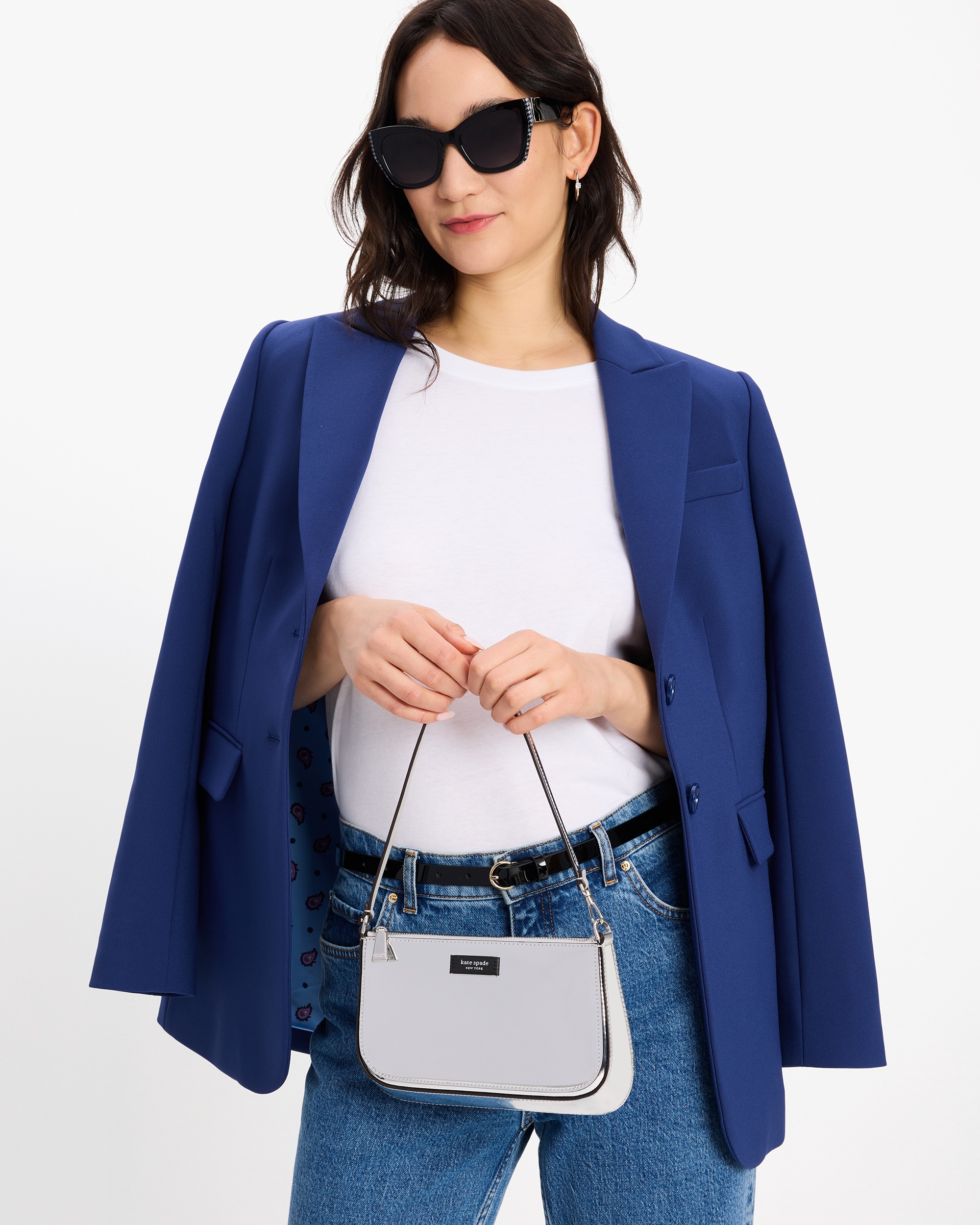 Kate Spade Sam Icon Metallic Mini Pochette