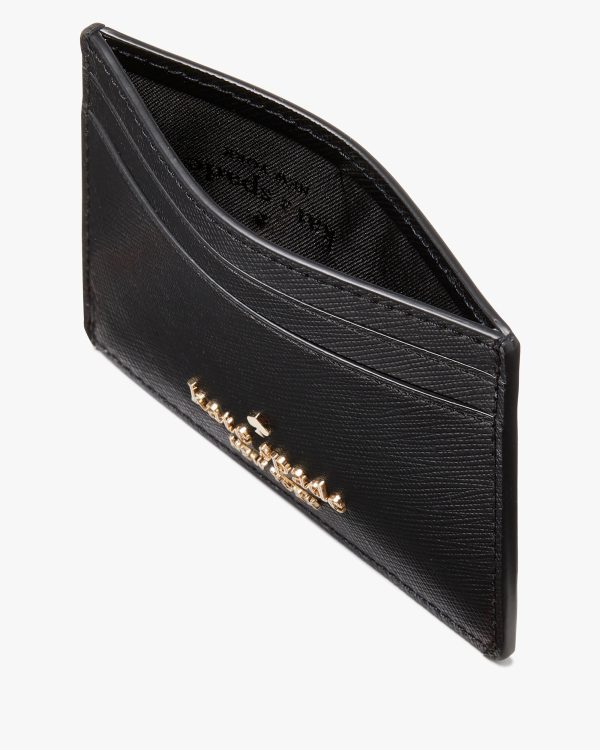 Kate Spade Madison Small Slim Card Holder Black - Preorder