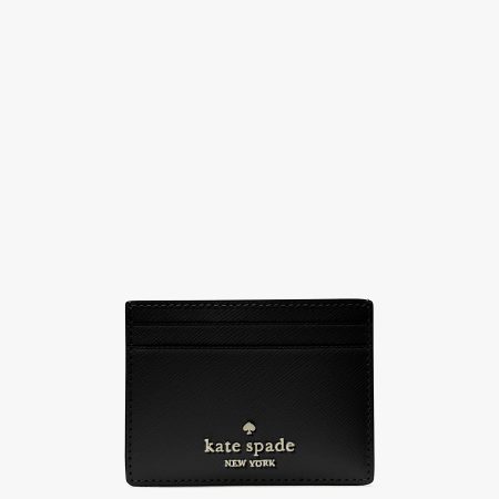 Kate Spade Madison Small Slim Card Holder Black - Preorder