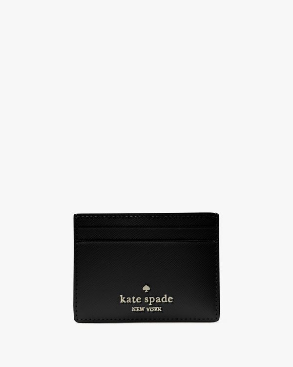 Kate Spade Madison Small Slim Card Holder Black - Preorder