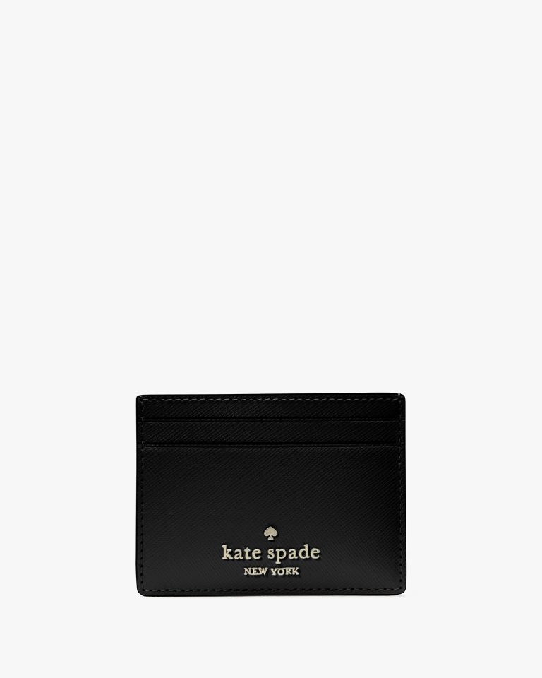 Kate Spade Madison Small Slim Card Holder Black - Preorder