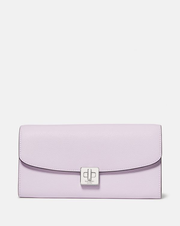 Kate Spade Phoebe Refined Grain Leather Turnlock Wallet On A Chain - Preorder