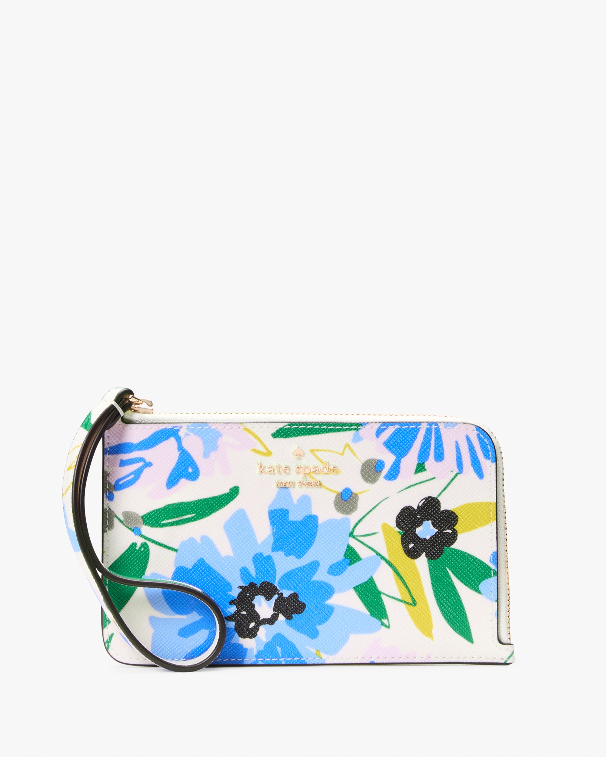 Kate Spade Lucy Floral Small L-Zip Wristlet - Preorder