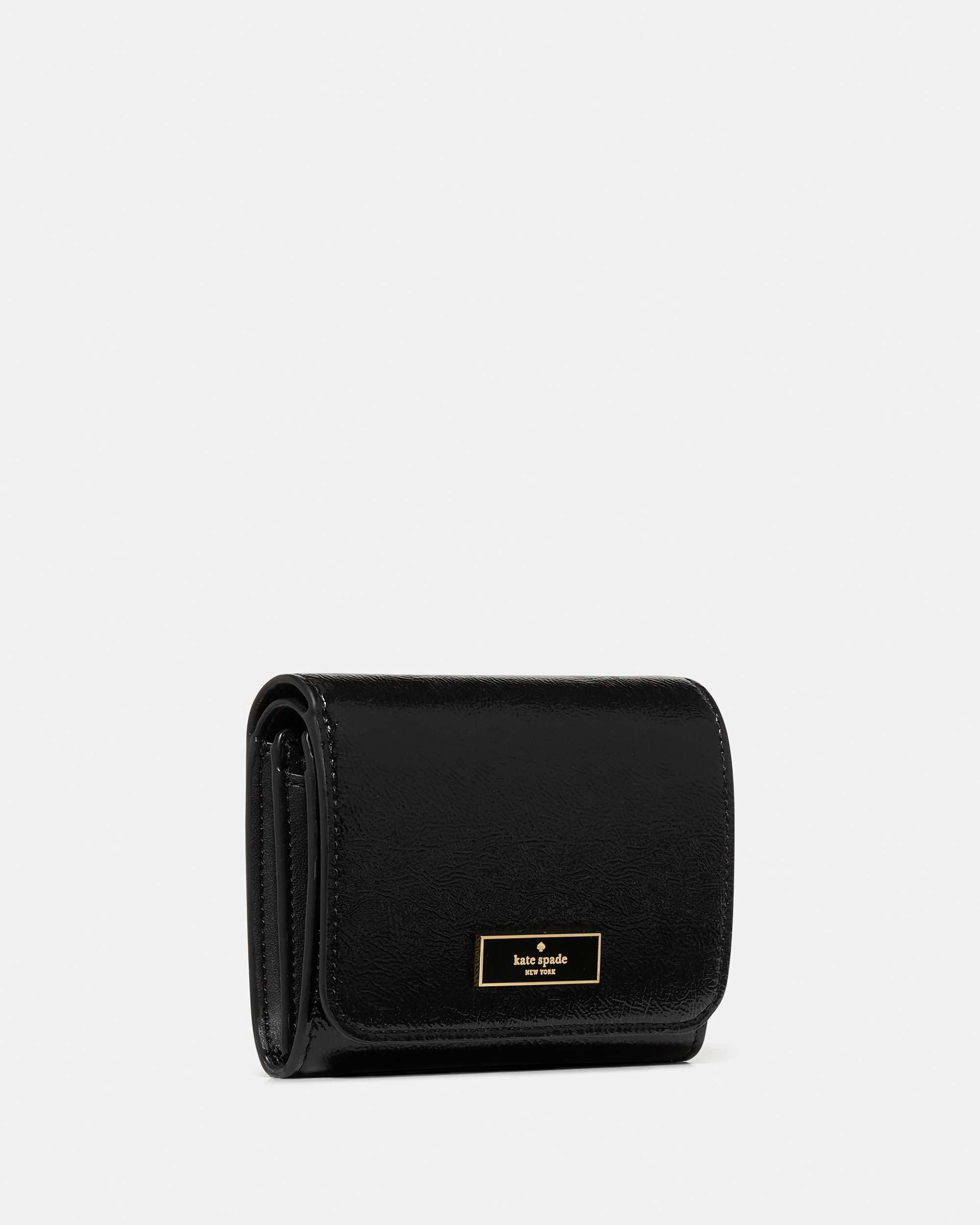 Kate Spade Bridget Crinkle Patent Small L-zip Wallet