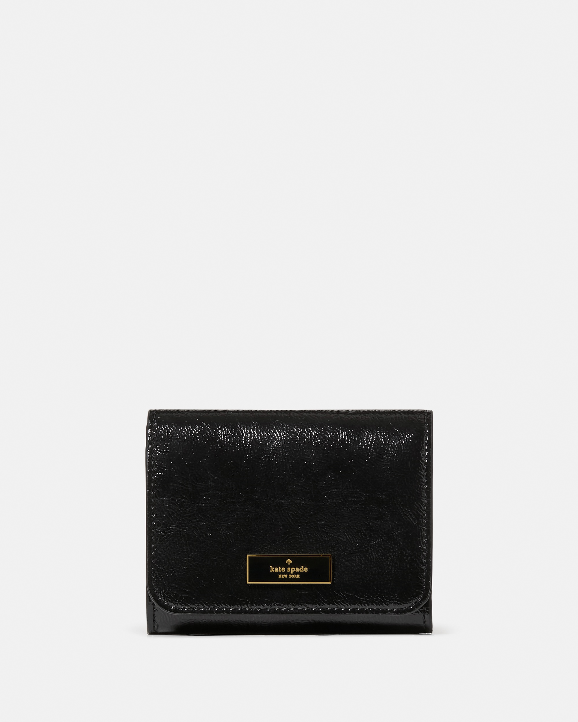 Kate Spade Bridget Crinkle Patent Small L-zip Wallet