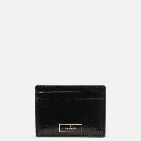 Kate Spade Bridget Crinkle Patent Small Slim Card Holder