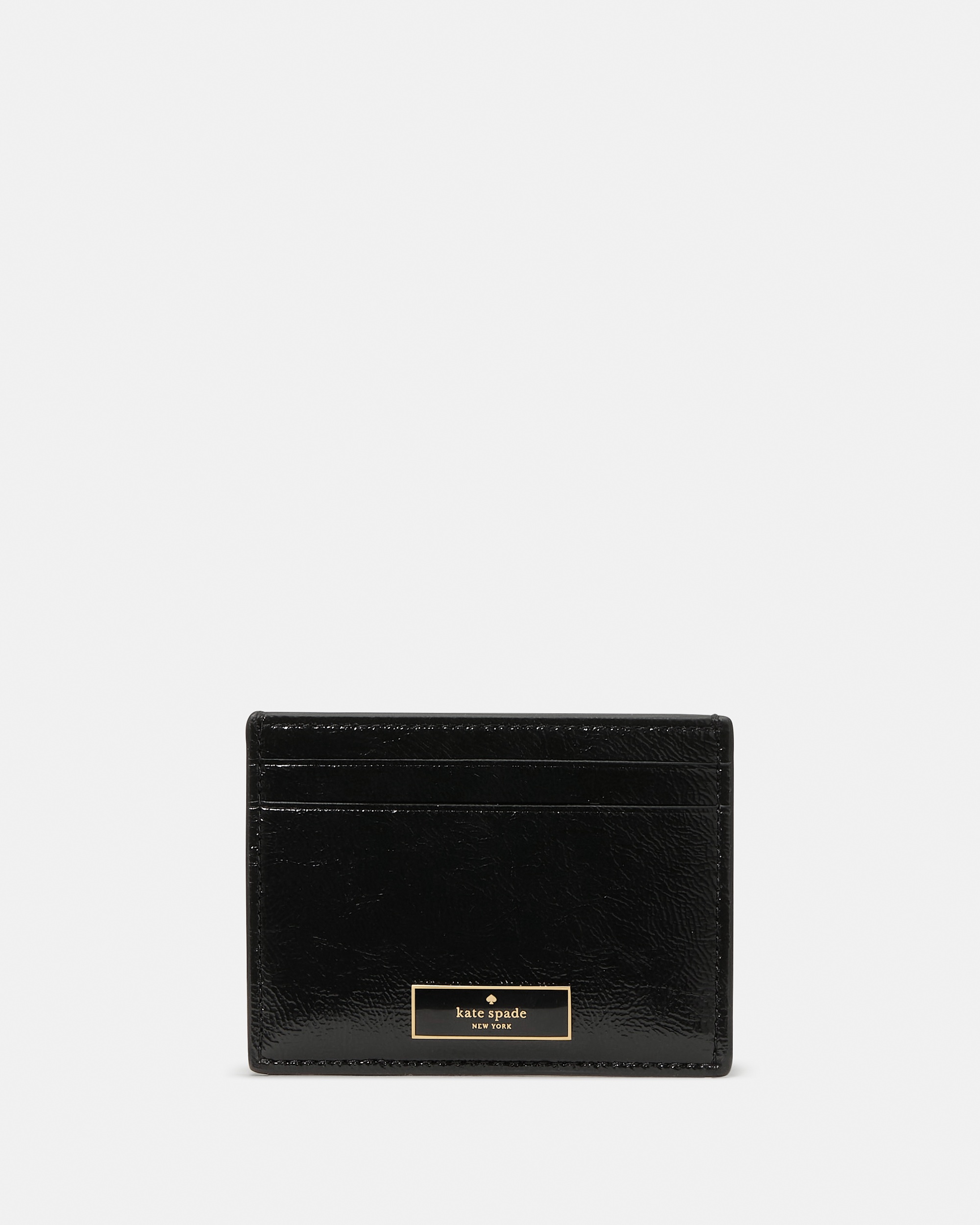 Kate Spade Bridget Crinkle Patent Small Slim Card Holder