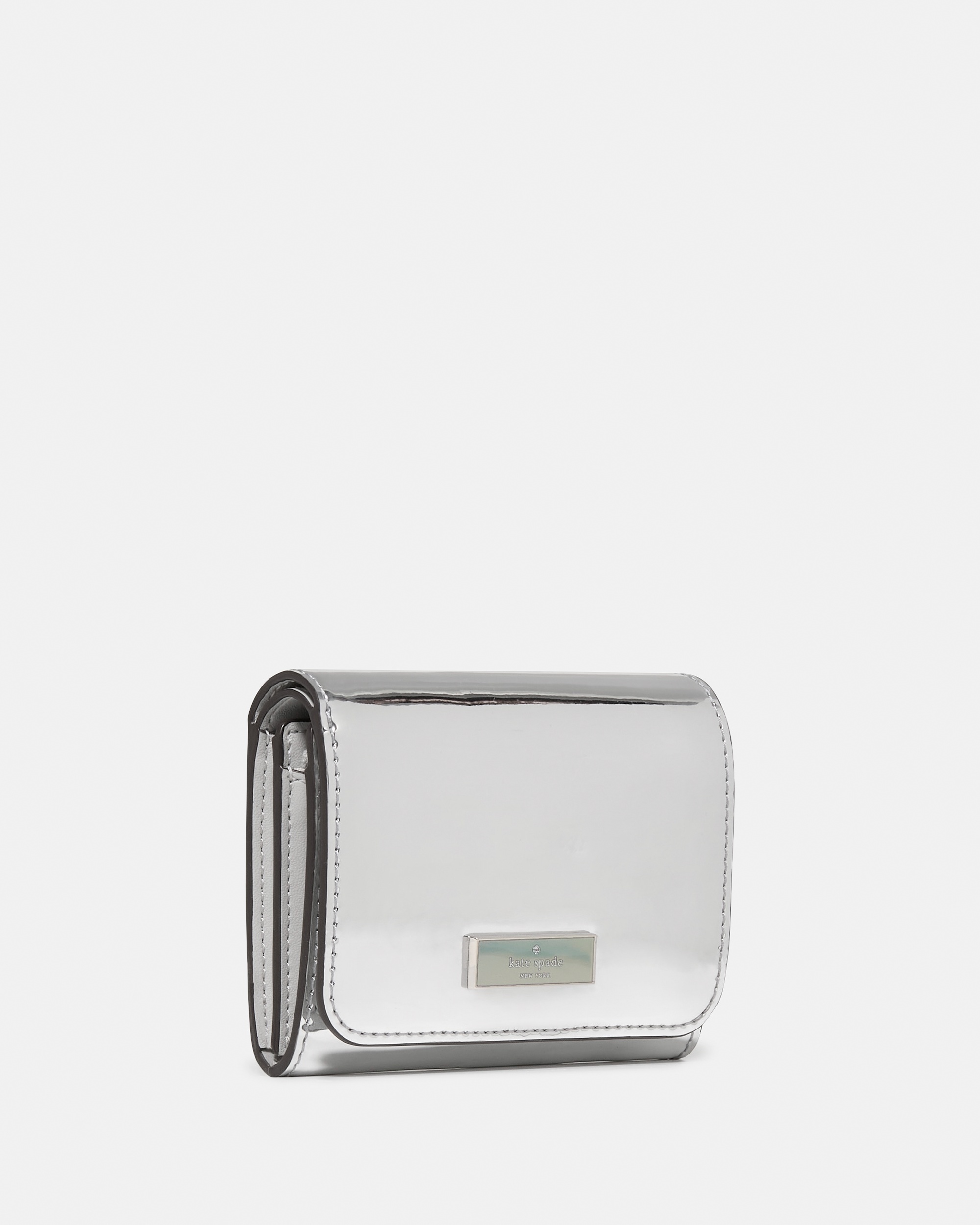 Kate Spade Bridget Mirror Metallic Small L-zip Wallet