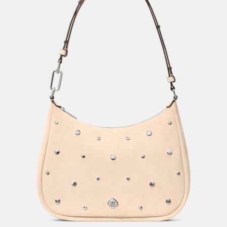 Kate Spade Kayla Suede Studs Large Shoulder Bag