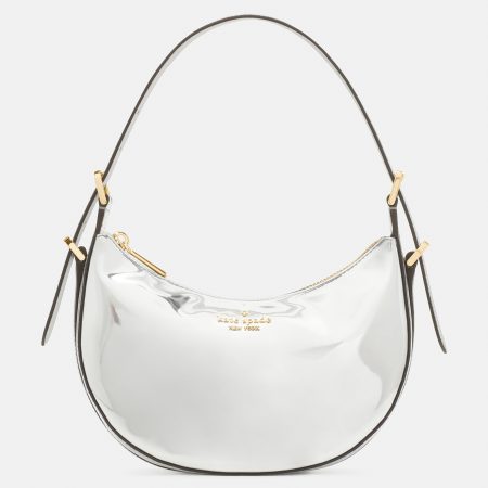 Kate Spade Nova Mirror Metallic Small Crescent Shoulder Bag