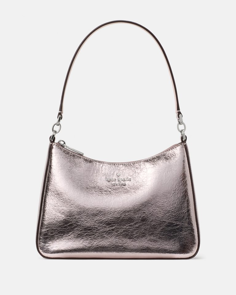 Kate Spade Margot Crinkle Metallic Convertible Shoulder Bag Lilac Moonlight - Preorder