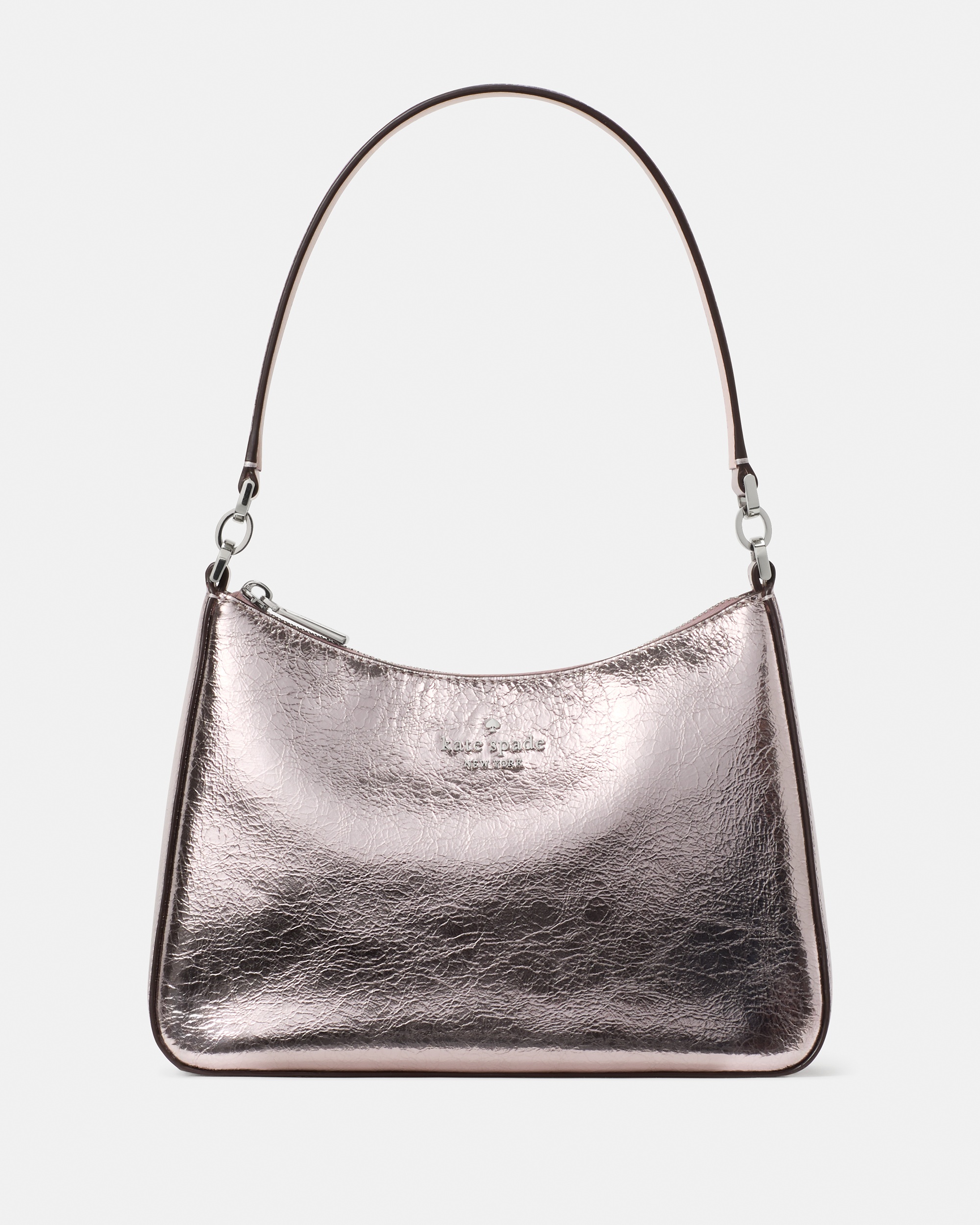 Kate Spade Margot Crinkle Metallic Convertible Shoulder Bag Lilac Moonlight - Preorder