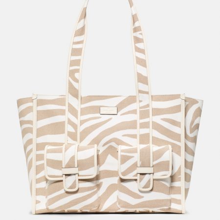 Kate Spade Kip Zebra Cargo Large Tote Bag