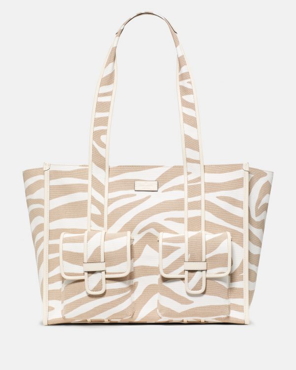 Kate Spade Kip Zebra Cargo Large Tote Bag